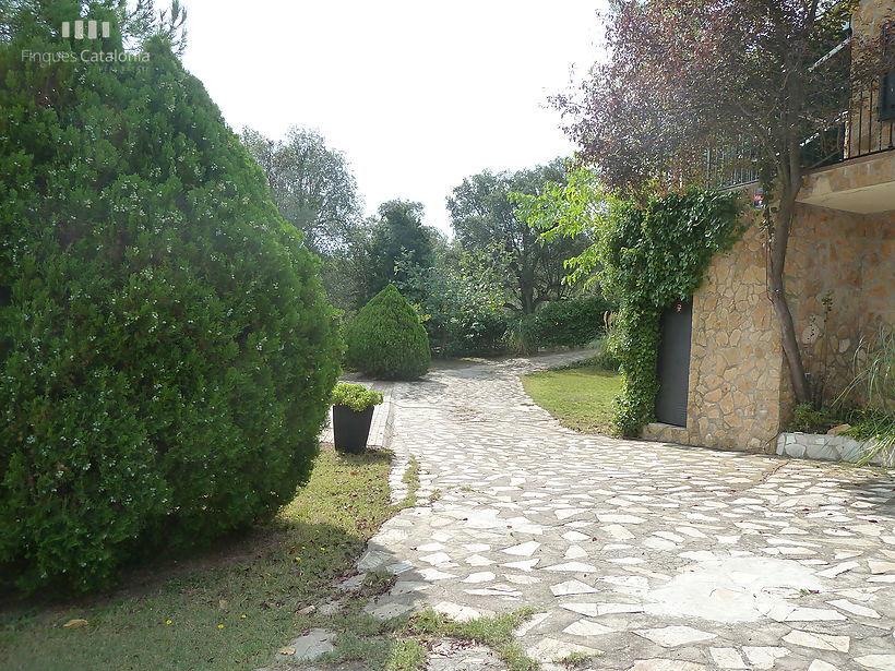 Villa with view of the park of Gavarres in Santa Cristina d'Aro