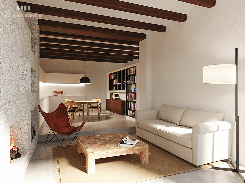 Rez-de-chaussée de 154 m2 avec terrasse de 16 m2 en 2ème ligne de Sant Antoni de Calonge.