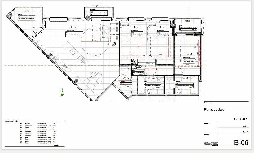 Pis de 112 m2 obra nova amb 3 habitacions i terrassa a Sant Antoni de Calonge.