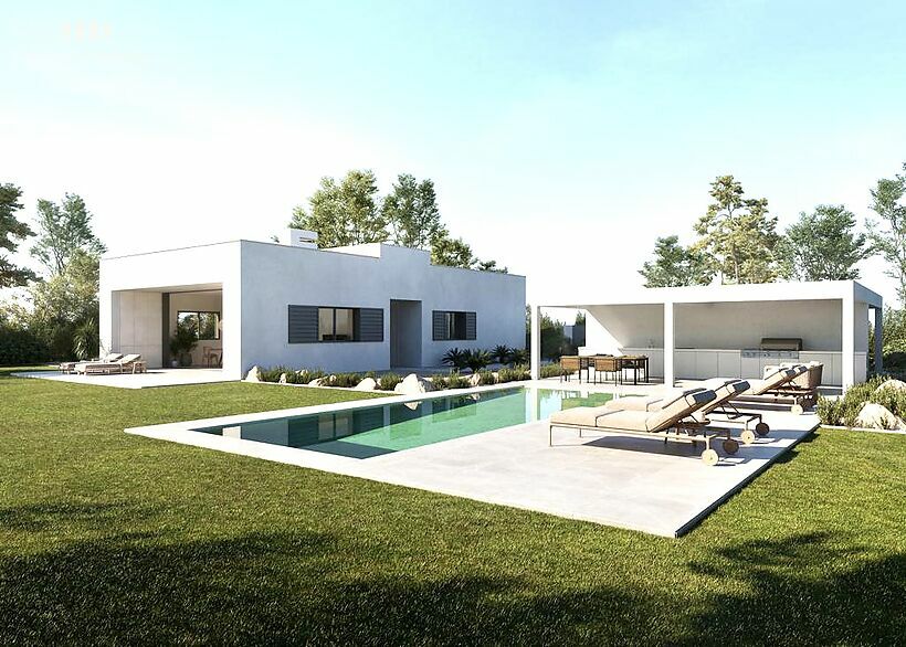 Casa de diseño en Sant Pol-S'Agaró a estrenar y poca distancia de la playa .